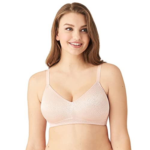 Wacoal Women's Back Appeal Unlined Mid Coverage Wire Free Bra, 852303, Rose Dust, 36DDD