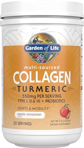 Garden of Life Multi-Sourced Collagen with Turmeric Turmeric Boost