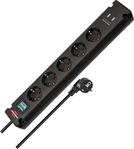 (-61%) Brennenstuhl Bremounta Steckdosenleiste 5-Fach mit USB-Ladefunktion