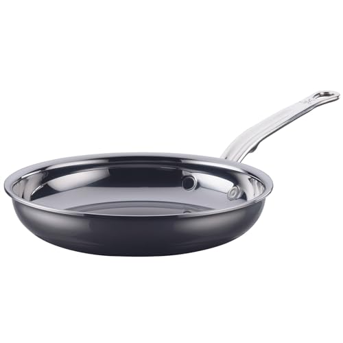 Hestan - NanoBond Collection - Titanium Stainless Steel 8.5-Inch Frying Pan - Toxin, PFAS, & Chemical Free Clean Cookware, Induction Cooktop Compatible