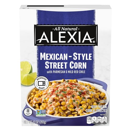 Alexia Frozen Side, Mexican-Style Street Corn with Guajillo Chile, 10 oz