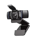 Webcam Full HD Logitech C920s com Microfone Embutido e Proteção de Privacidade