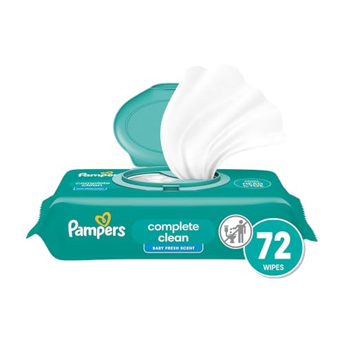 Pampers Complete Clean Baby Fresh Scented Wipes 72ct