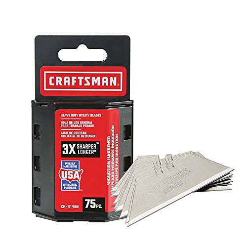 CRAFTSMAN CMHT11700N 75PK UTILITY BLADES
