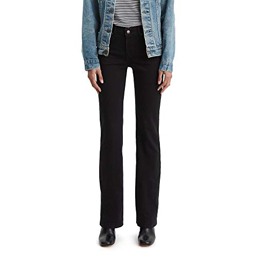 Levi's Women's Classic Bootcut Jeans Pants, -soft black, 30 (US 10) R