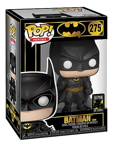 Funko Pop Heroes: Batman 80th - Batman - (1989),Multicolor, Standard - DC Comics - Collectable Vinyl Figure - Gift Idea - Official Merchandise - Toys for Kids & Adults - Superheroes Fans