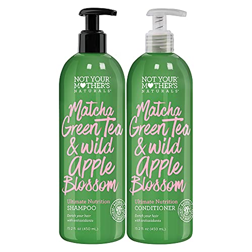 Not Your Mother's Naturals Essential Nourish Shampoo & Conditioner Set - 15.2 fl oz - Sulfate-Free Hair Products - Matcha Green Tea & Apple Blossom