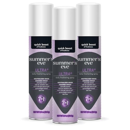 Summer's Eve Ultra Daily Active Feminine Spray, 2 oz, 3 Pack