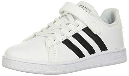 adidas Grand Court Tennis Shoe , Black/White/White (Hook and Loop) , 34 EU : Amazon.ae: Fashion