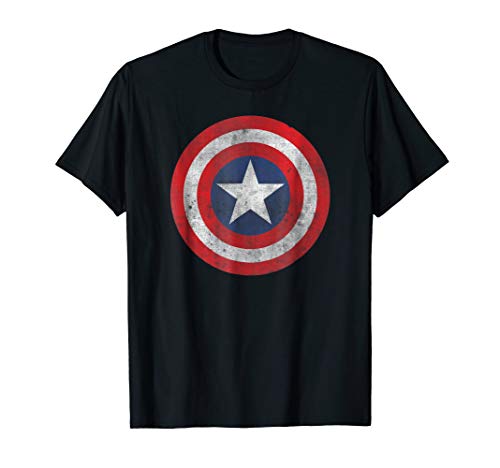 Marvel Comics Retro Classic Captain America Shield Costume T-Shirt
