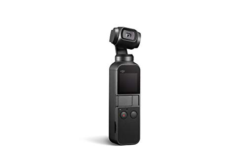 DJI OSMO Pocket Handheld 3 axis Gimbal with Integrated Camera| Optical 12 MP Camera | 4K Video at 60 FPS, Black