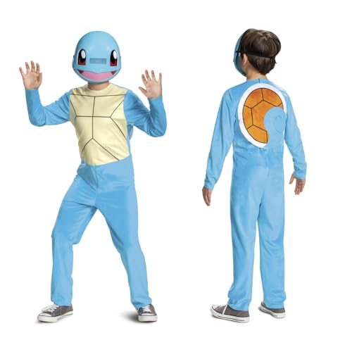 Pokemon Kids Squirtle Costume, Children's Classic Character Outfit