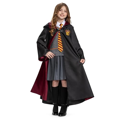 Hermione Costume, Official Harry Potter Wizarding World Prestige Outfit for Kids, Size (7-8)