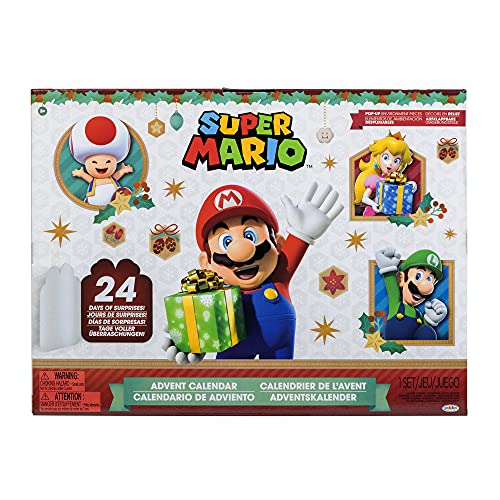 Super Mario Advent Calendar 2025 Limited Christmas Edition! - Never Before Seen Santa Mario, Snowman Mario & Luigi [Amazon Exclusive]