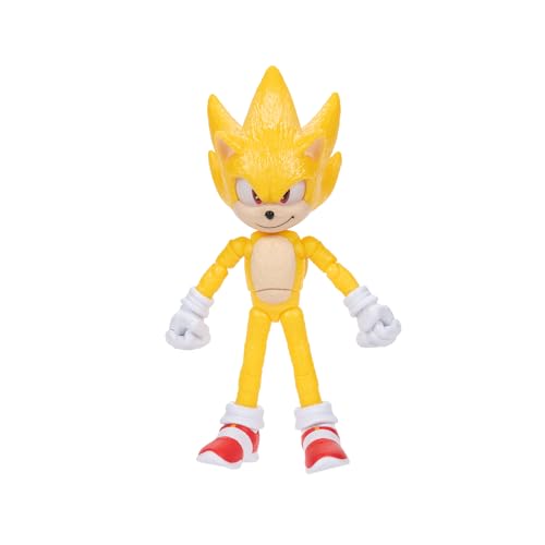 Sonic The Hedgehog 3 Movie Action Figures - 5-Inch Super Collector Toy Figure, Highly Articulated for Boys & Girls - Officially Licensed 3 Movie Product