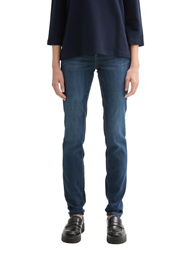 (-25%) TOM TAILOR Damen Jeans 1008117 Alexa Slim, 10282 - Dark Stone Wash Denim (1), 30W / 32L