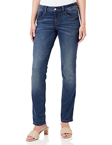 (-46%) TOM TAILOR Damen Jeans 1008117 Alexa Slim, 10282 - Dark Stone Wash Denim (1), 27W / 32L
