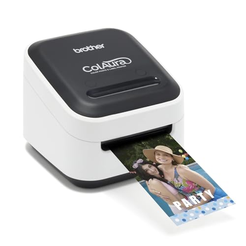 Brother ColAura Color Photo and Label Printer,White