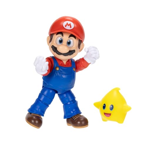 Super Mario Galaxy Movie Mario 5" Action Figure for $7 + free shipping w/ Prime