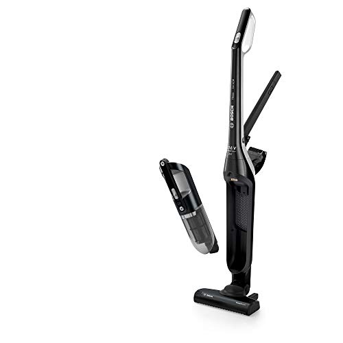 ⚡ BLITZDEAL (-62%) Bosch Akku-Staubsauger Flexxo 2in1 Serie 4 BBH32101, kabelloser Handstaubsauger, beutellos, hohe Saugleistung, Lange Laufzeit, Kurze Ladezeit, Fugendüse, alle Bodenarten, schwarz