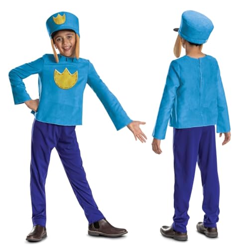 Disguise Dog Man Costume for Kids, Official Dog Man Movie Outfit with Hat and Ears, Child Size (7-8)