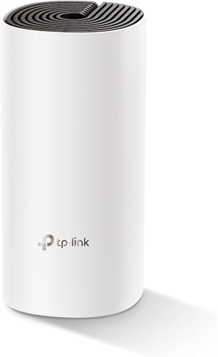 TP-Link Deco M4 Whole Home Mesh Wi-Fi System, Seamless Roaming and Speedy (AC1200), Work with Amazon Echo/Alexa, Router and Wi-Fi Booster, Parental Control, Pack of 1, Qualcomm CPU