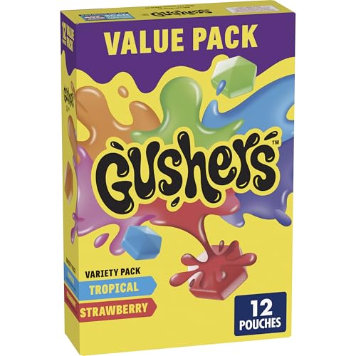 Fruit Flavored Snacks Strawberry And Tropical Flavors 12 Ct