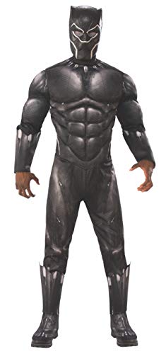 Rubie's Men's Marvel Avengers: Endgame Deluxe Black Panther Costume and Mask, As Shown, Extra-Large