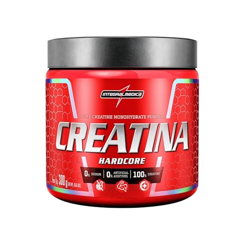 Integralmedica Creatina em Pó Hardcore 100% Pura e Monohidratada 300g