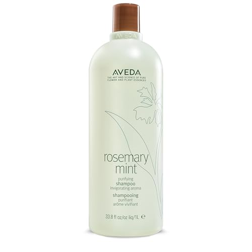 Aveda Rosemary Mint Purifying Shampoo | Clarifying Shampoo | Adds Shine | for Normal to Oily Hair, Fine to Medium Hair Types | 97% Naturally Derived*, 33.8 Fl Oz