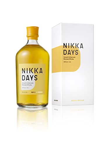 (-24%) Nikka I Days I Smooth and Delicate Blended Whisky I Weiche und blumige Noten I 40% Vol. I 700 ml