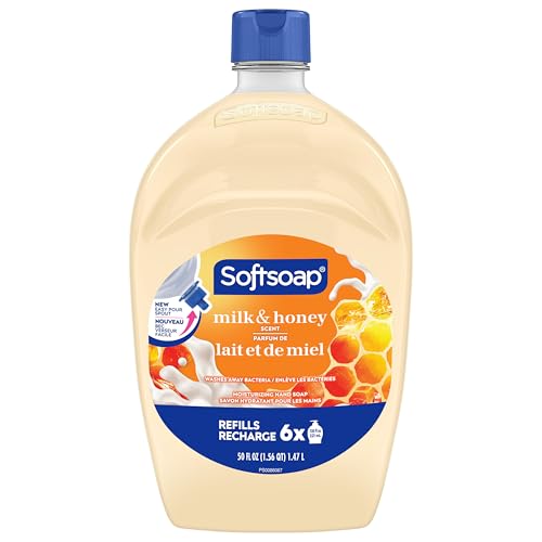 Softsoap Milk & Honey Scented, Liquid Hand Soap Refill, 50 Ounce