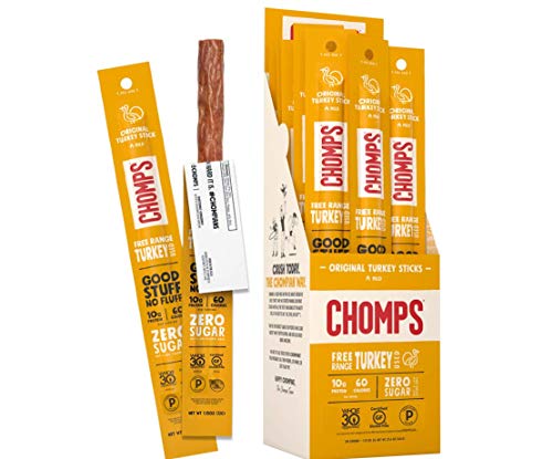 Original Turkey Jerky Snack Sticks Keto Paleo Whole30 Approved Gluten