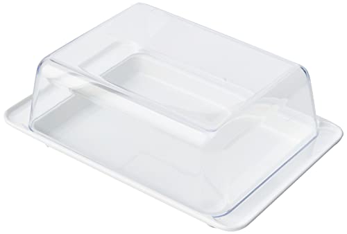 Kimmel Butter Dish with Lid, White, Klein