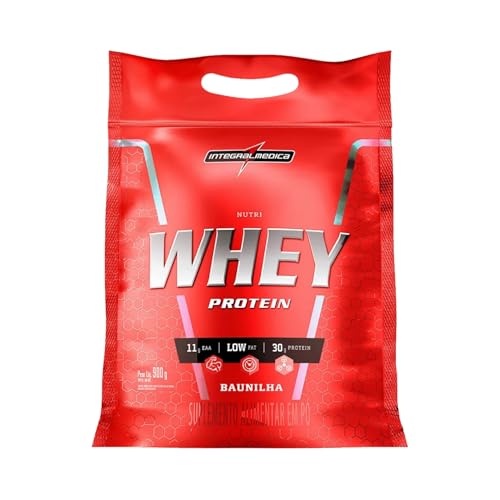 Integralmédica - Nutri Whey Protein Baunilha - Suplemento Alimentar Hipercalórico, Ganho Muscular e Recuperação Pós-Trei...