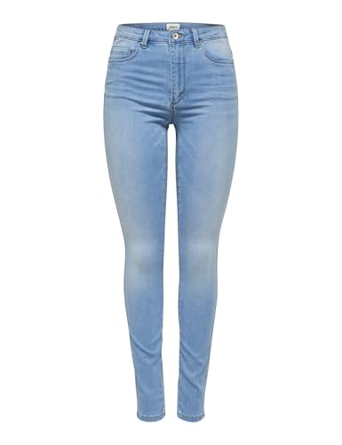 (-33%) ONLY Damen Onlroyal Hw Sk Bb Bj13333 Noos Jeans, Light Blue Denim, M / 30L EU