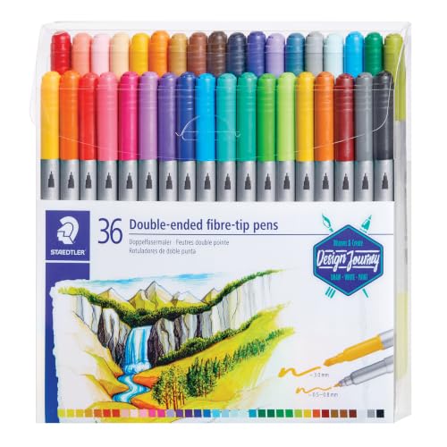 🔥 STARKER PREIS (-56%) STAEDTLER 3200 Doppelfasermaler – 36er Etui, sortiert