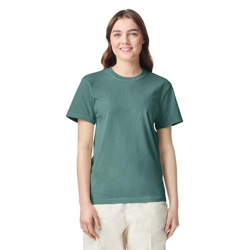 Comfort Colors Adult Short Sleeve Tee, Style G1717, Blue Spruce (1-pack), X-Large