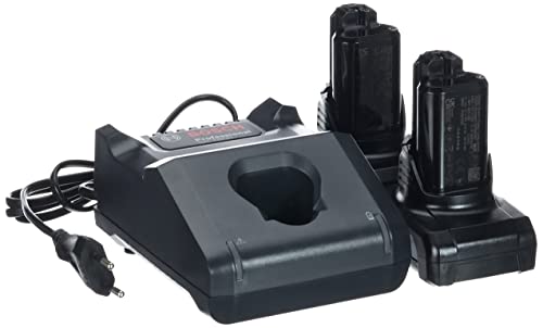 (-48%) Bosch Professional 12V System Akku Starter-Set: 2x GBA 12V 6.0Ah Akku + Schnellladegerät GAL 12V-40