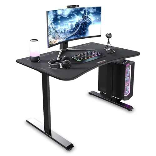 1048 Gaming Desk With Cable Management 48 Inch Ergonomic Full