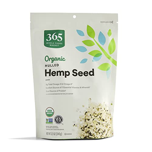 365 by Whole Foods Market, Organic Hulled Hemp Seed, 12 Ounce