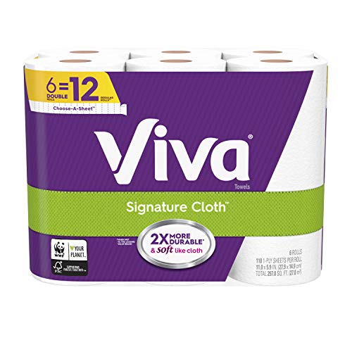 Viva Signature Cloth Paper Towels Choose-A-Sheet 6 Count