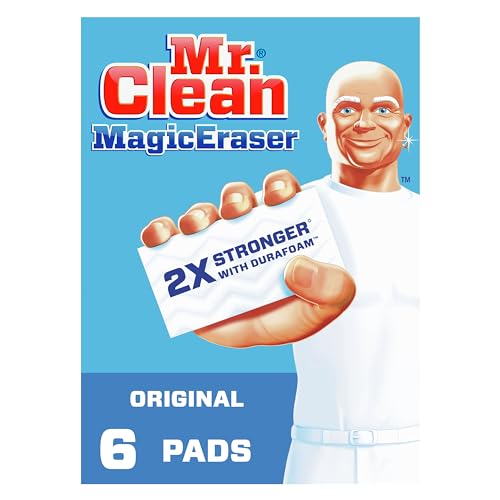 Mr. Clean Magic Eraser Original Cleaning Pads, Multi Purpose Cleaner, Bathroom Cleaning Supplies, All Purpose 