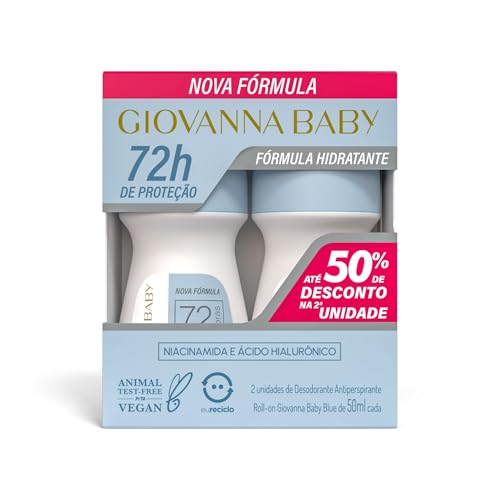 Giovanna Baby - Kit Giovanna Baby Desodorante Roll On Fem C/2 50Ml Blue (Embalagem Sortida).