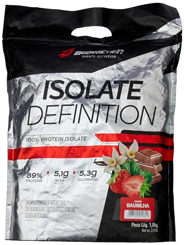 Whey Protein Isolado Isolate Definition 1,8Kg Sabor Baunilha Bodyaction