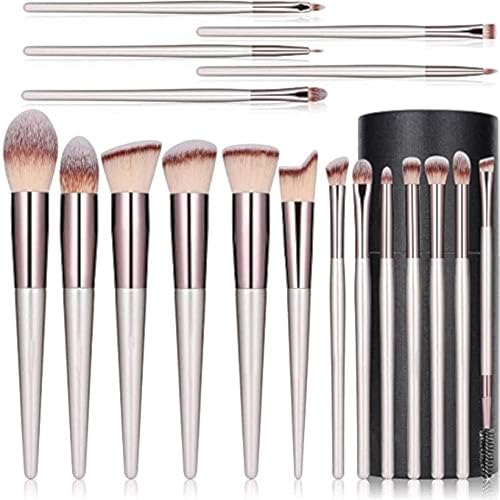 BS-MALL Makeup Brush Set 18 Pcs Premium Synthetic Foundation Powder Concealers Eye shadows Blush Makeup Brushes with black case