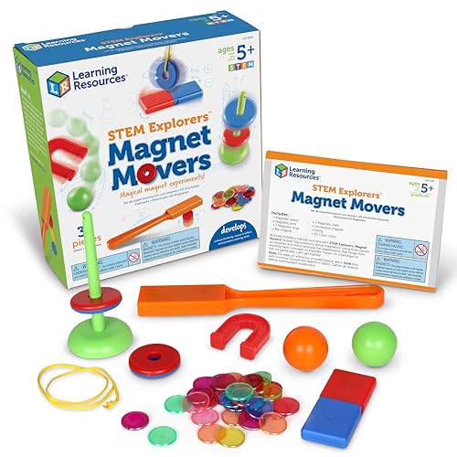 Learning Resources STEM Explorers Magnet Movers - Science For Kids Sensory Bin, Critical Thinking, Fine Motor Toys, Clas