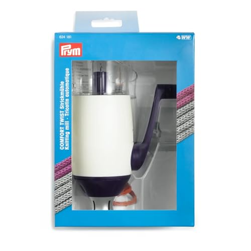 (-21%) Prym 624181 Comfort Twist Strickmühle, Violett Weiß, One Size (Single)