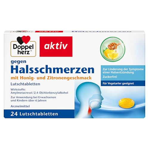 🔥 STARKER PREIS (-40%) Doppelherz gegen Halsschmerzen - Mit Honig- und Zitronengeschmack