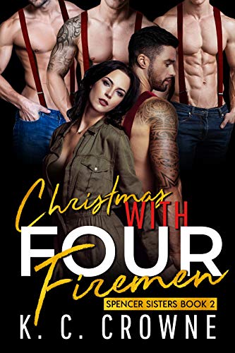 Christmas With Four Firemen book cover